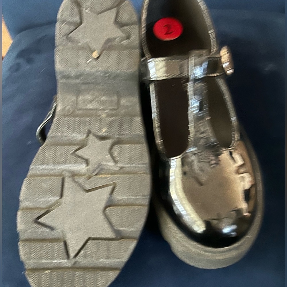 Black Patent Leather Mary Jane Shoes